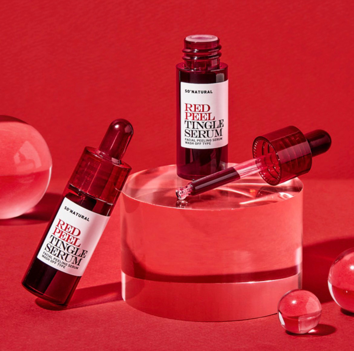 [So'natural] Tinh Chất Red Peel Tingle Serum Sonatural Hàn Quốc