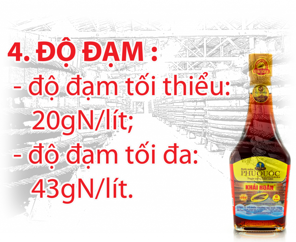 Nước mắm Khải Hoàn chai 1 lít 40 đạm