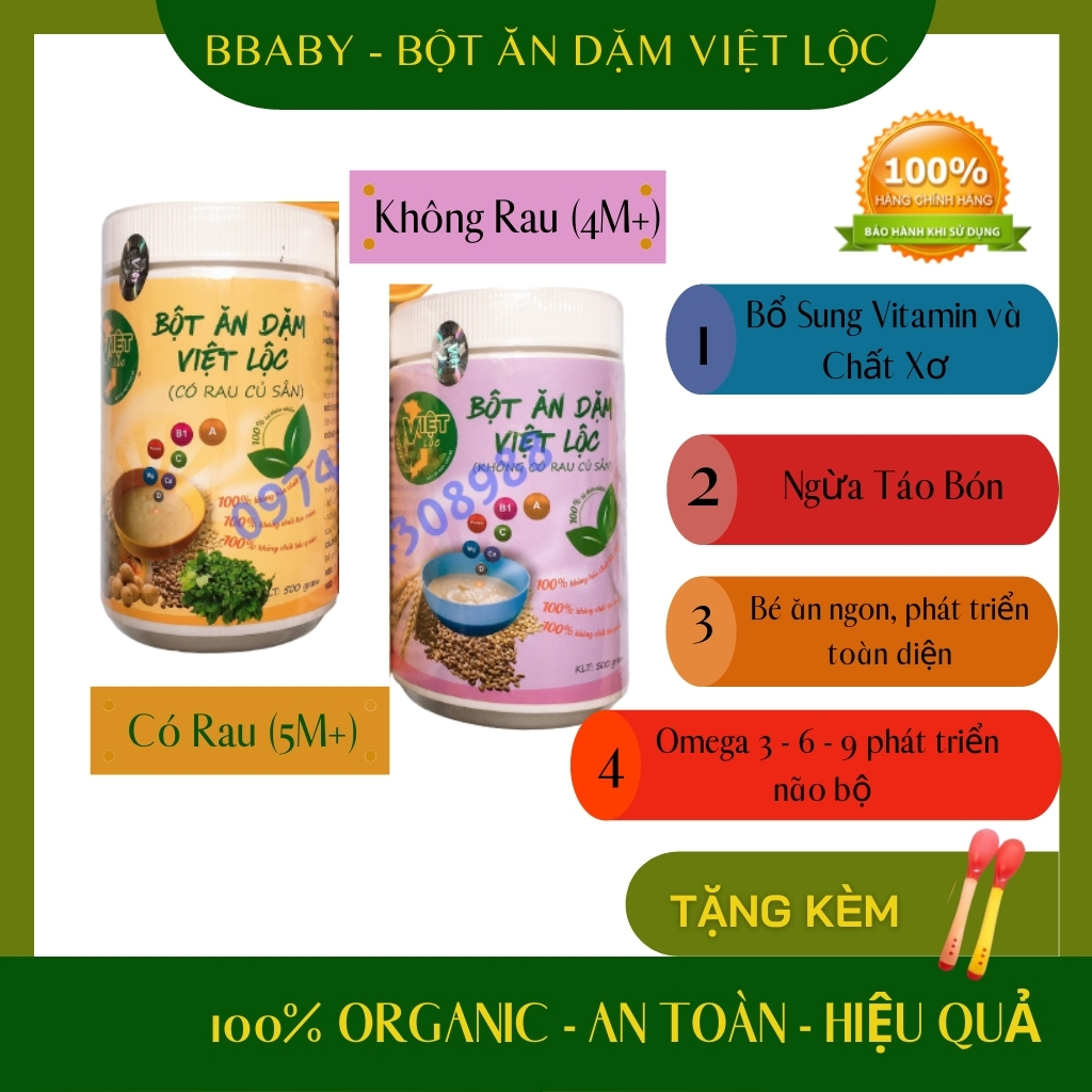 Bột ăn dặm Mẹ Sữa 500gr (không rau, cho trẻ từ 4 - 10 tháng)