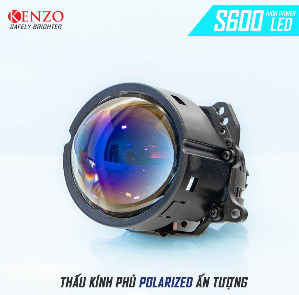 Bi led chân xoáy hiệu suất cao kenzo s600 | 55w - 65w - giá 1 bóng