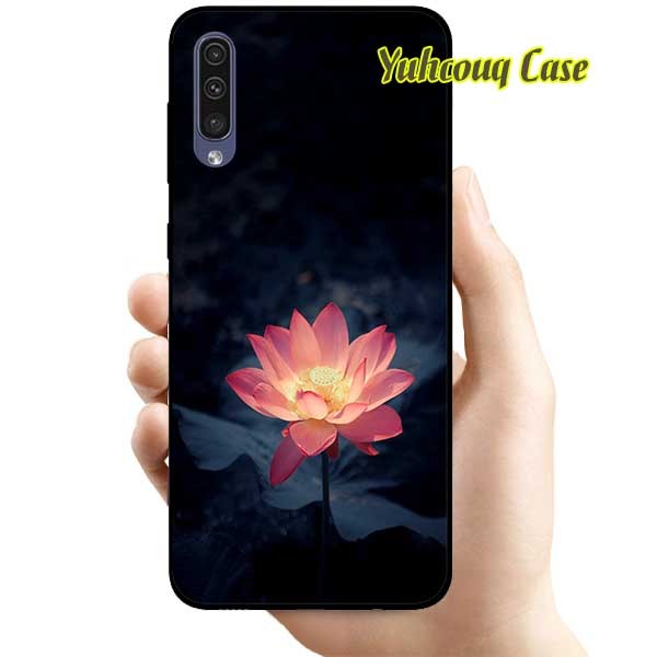 Ốp lưng dành cho samsung a70 - a70s - sen hồng trong đêm
