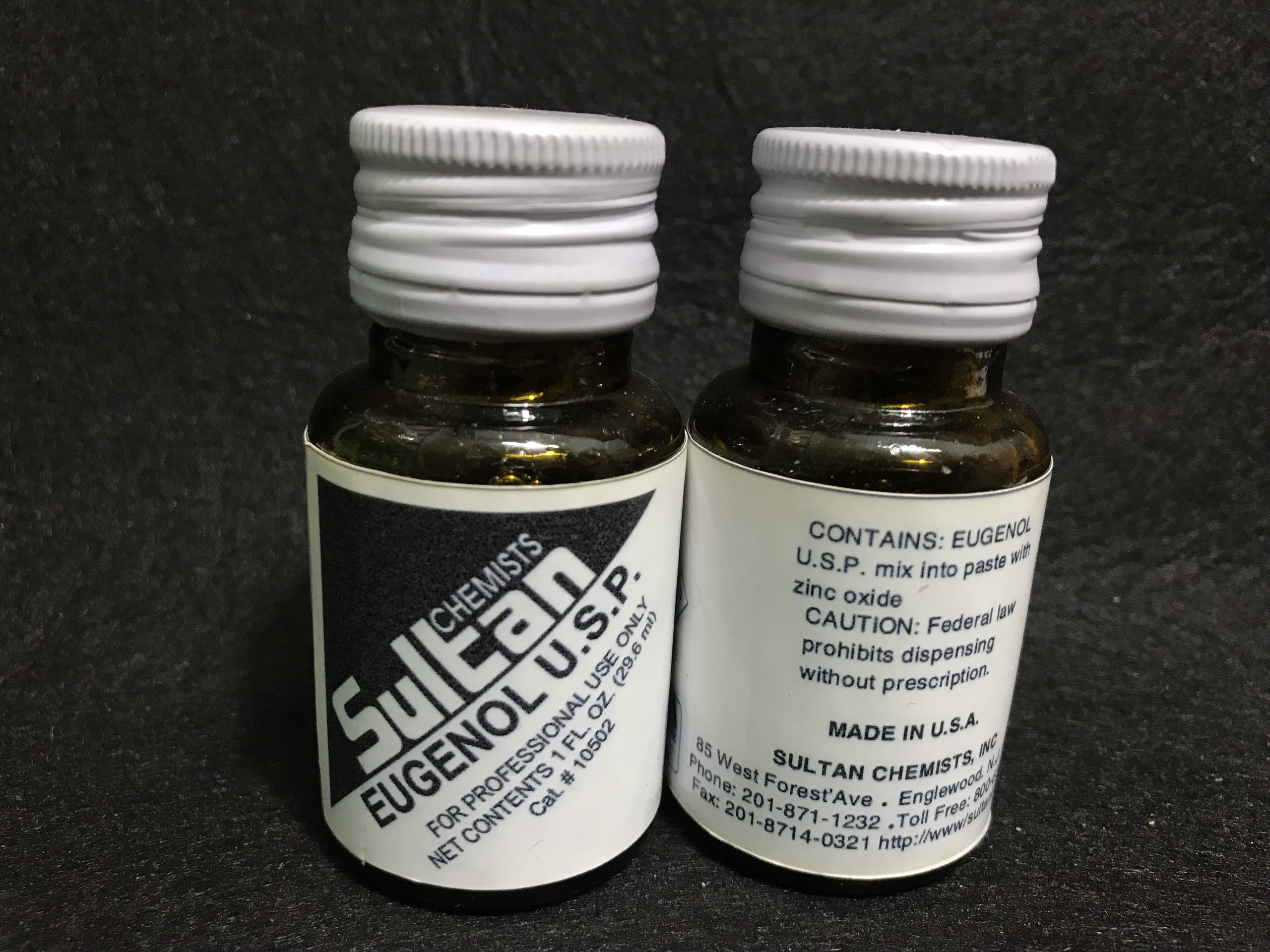 Dung dịch Eugenol dùng với vật liệu trám răng