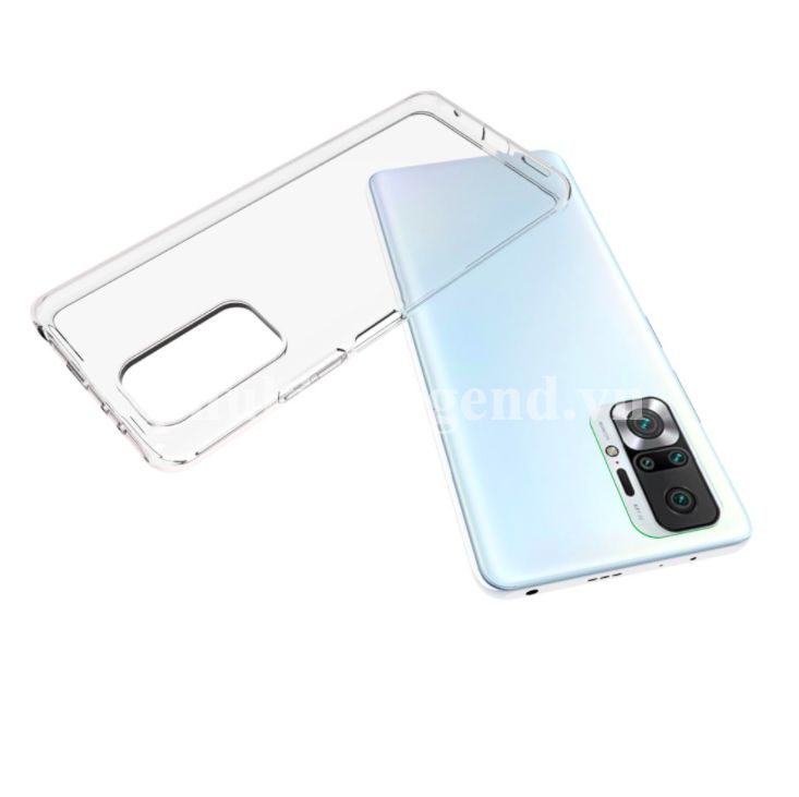 Ốp Lưng Silicon Trong Suốt Cho Xiaomi Redmi Note 10 Pro, Redmi Note 10s, Redmi Note 10