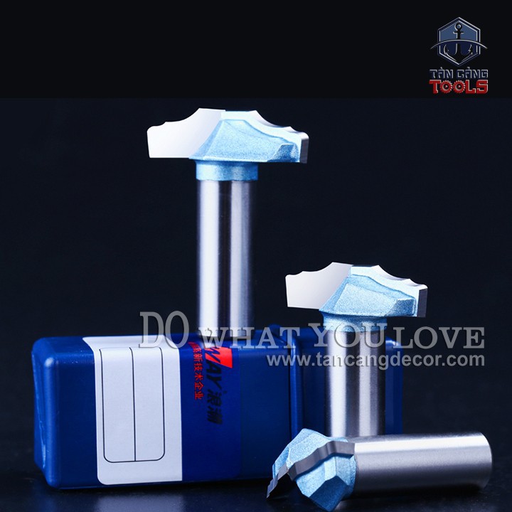 Mũi Router Đánh Pano Tủ Tideway 40 mm Cốt 12.7 mm