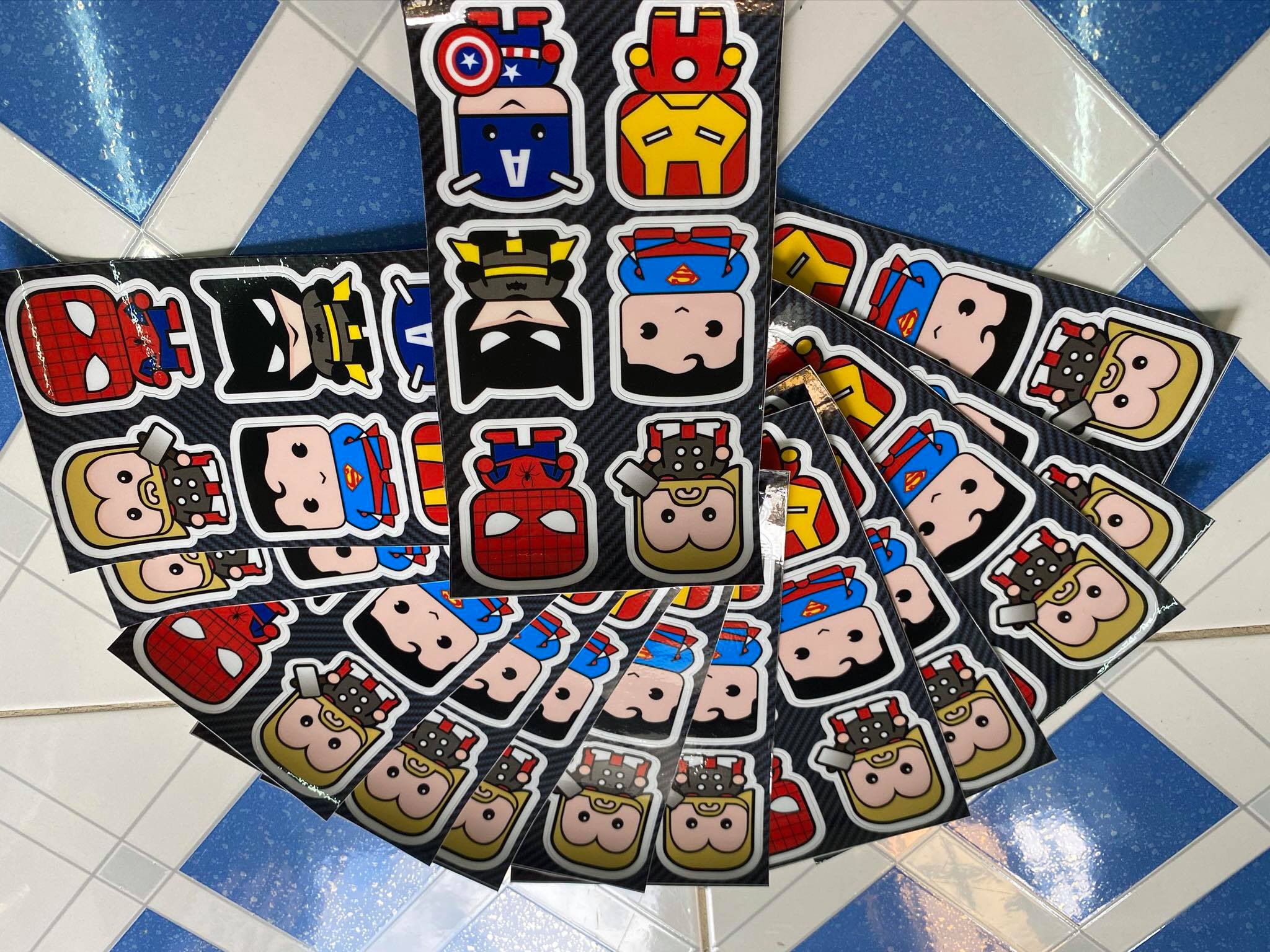 [HCM]STIKER TẤM CHỮ NHẬT CHIBI CAPTION