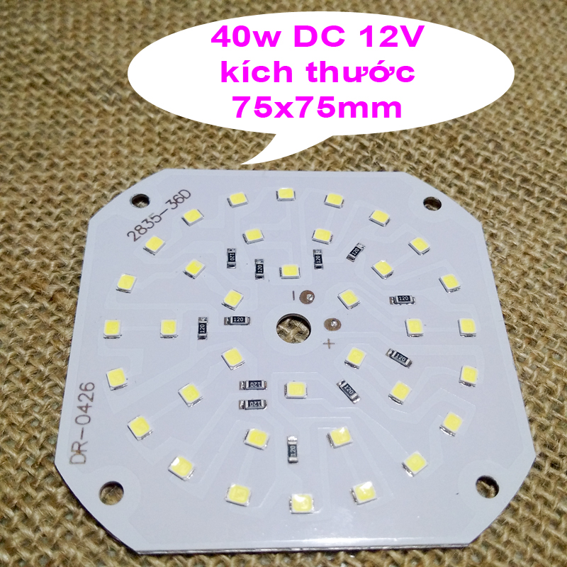 Chip LED 12V Sáng Trắng 10w-20w-30w-40w
