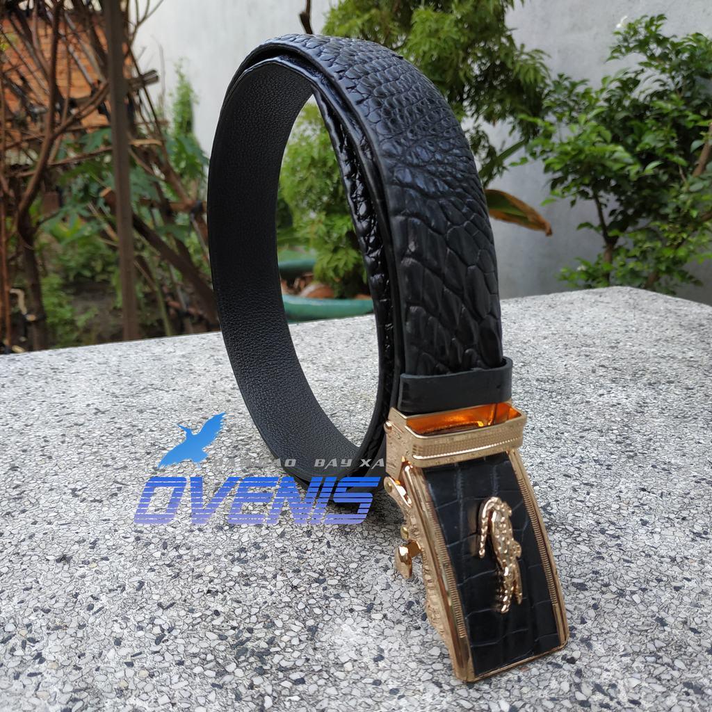 [FREE SHIP] Dây Nịt Da Cá Sấu Thật [DA BỤNG HÔNG CÁ SẤU MỀM DỄ SỬ DỤNG]