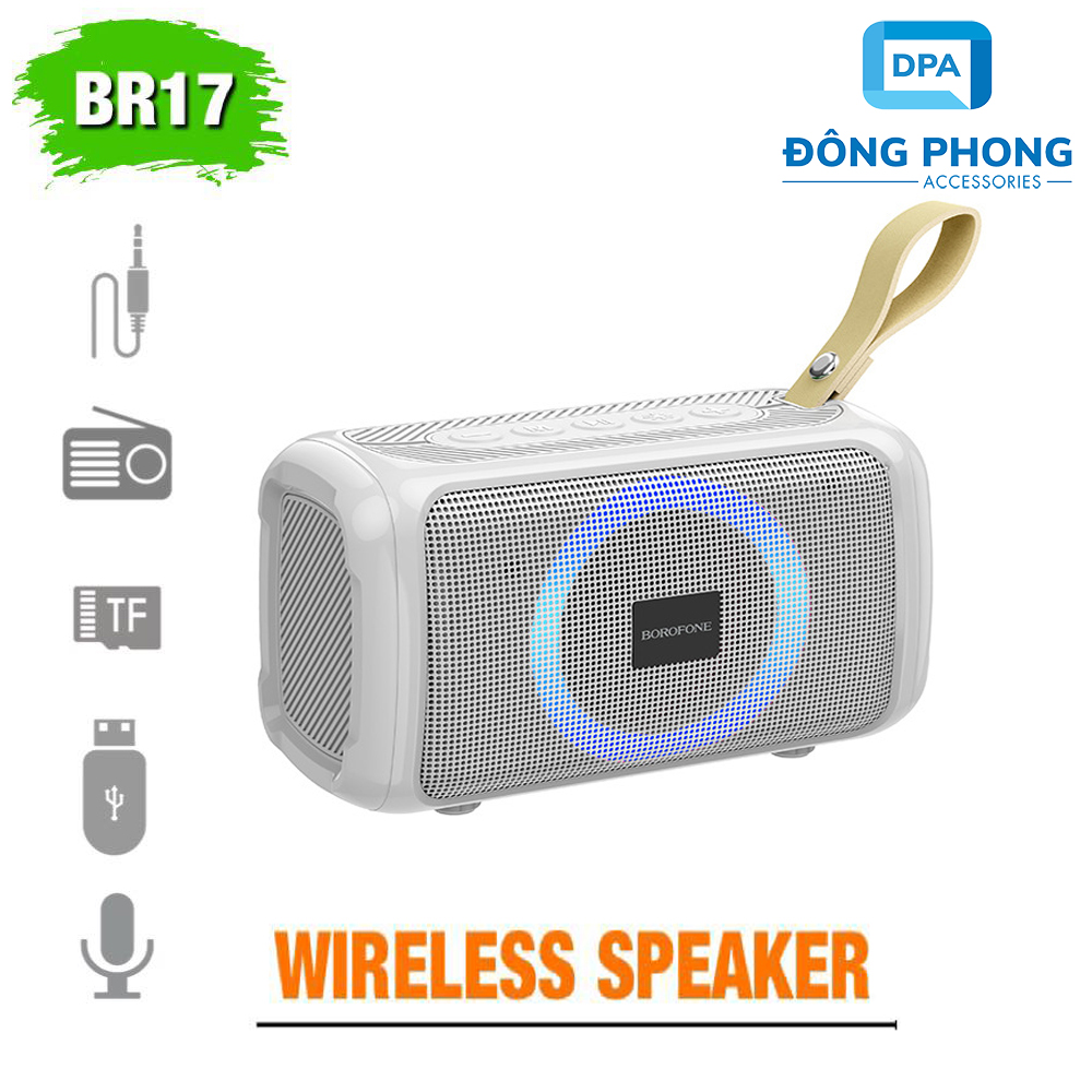 Loa Bluetooth V5.1 Borofone BR17 Chính Hãng
