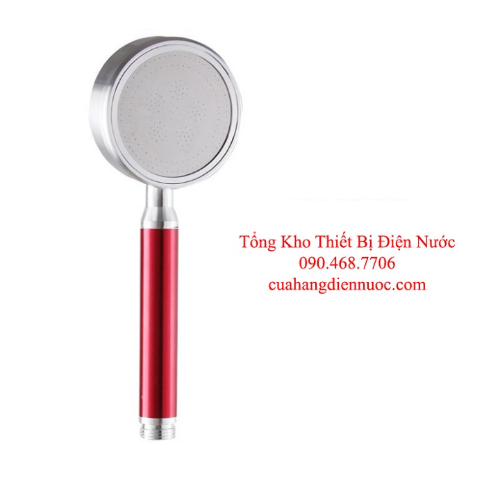 Vòi hoa sen tăng áp đỏ phong cách VHS07
