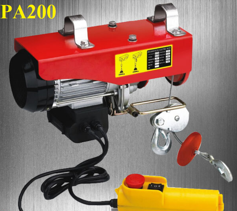 Máy Tời Điện 200kg, tời điện 12m, máy nâng hạ