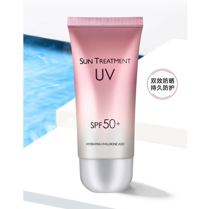 Kem Chống Nắng Chống Tia UV Sun Treatment SPF 50+ Nội Địa Trung Dưỡng Da Trắng Hồng Rạng Rỡ | Kem chống tia UV chống nắng Sun Treatment SPF 50+ | Kem Chống Nắng SUN TREATMENT UV SPF50+ (60g) | Kem chống nắng trắng hồng da