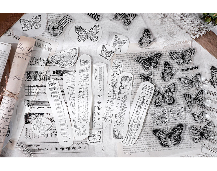 Con Dấu Clear Stamp Trong Suốt Làm Bullet Journal
