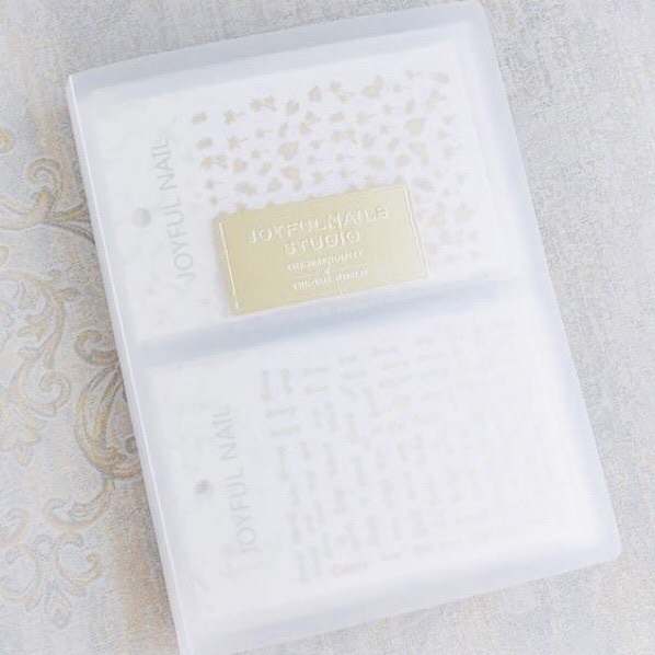 Sổ Đựng Sticker Dán Móng, Phụ kiện sổ sicker, sổ đựng sticker trong suốt
