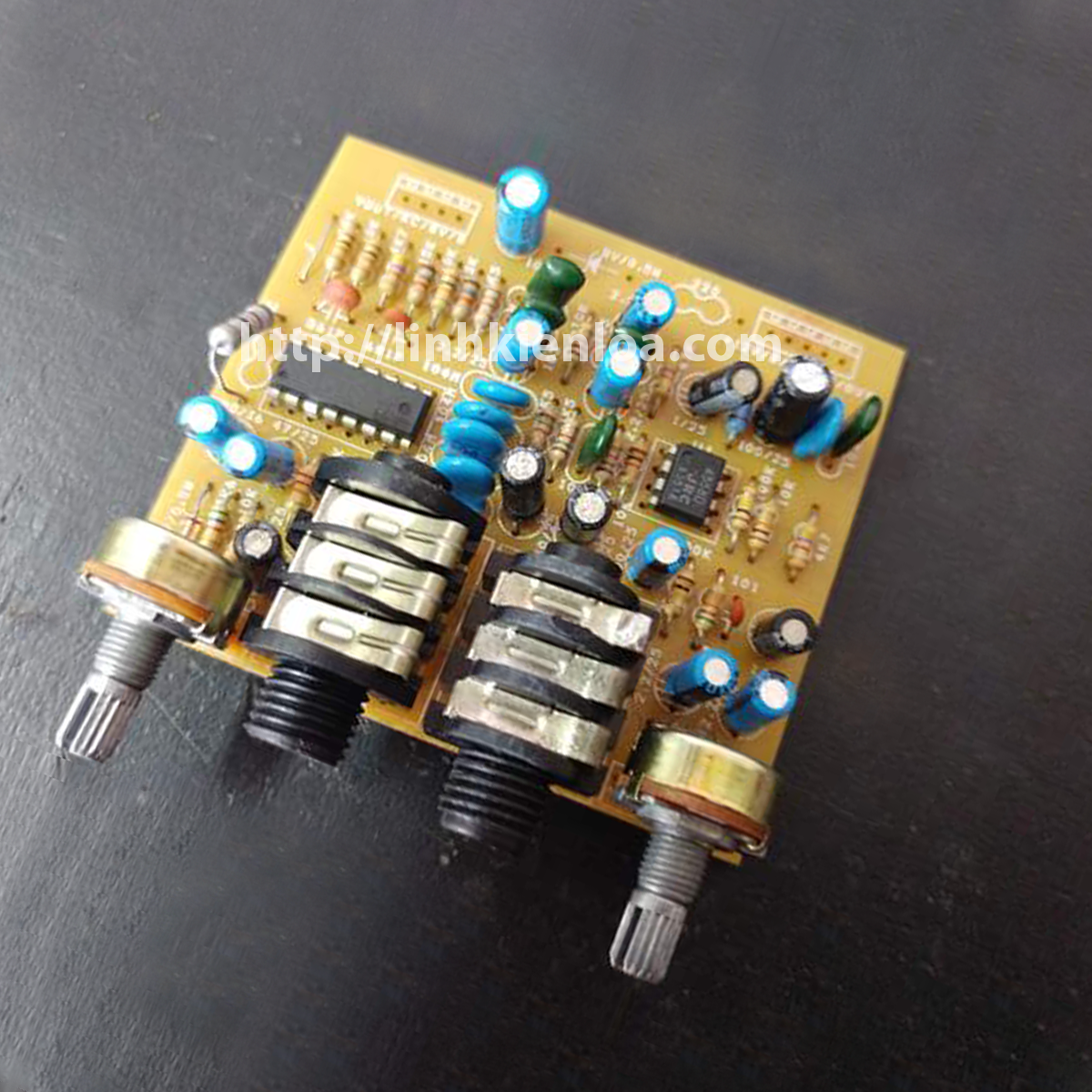 2 microphone & Echo PT 2399 amplifier circuit