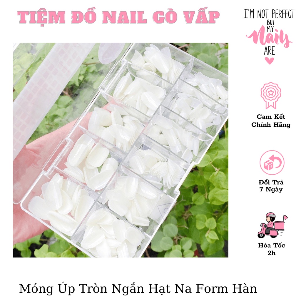 Móng Úp HSM Tròn Ngắn Hạt Na Form Hàn