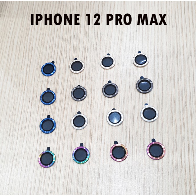 Dán kim loại bảo vệ từng mắt camera cho iPhone 12 Pro Max