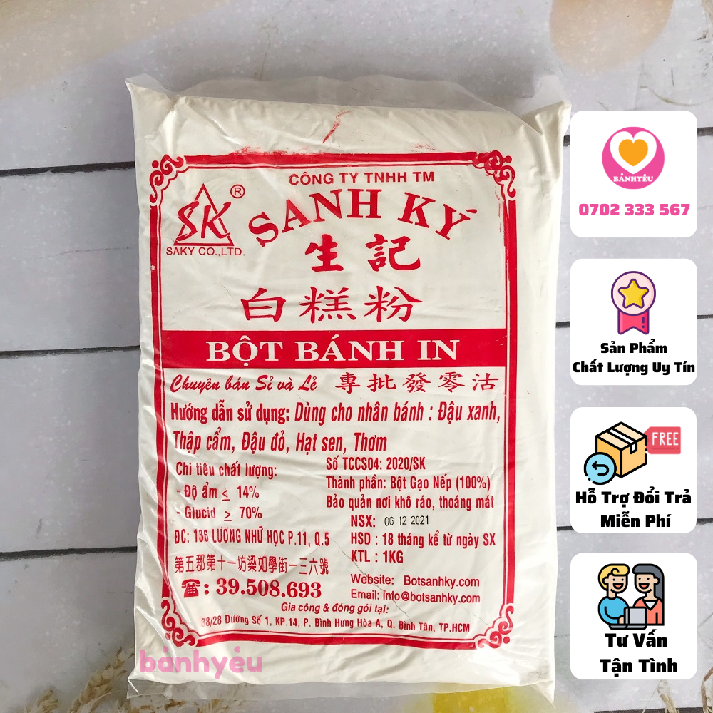 Bột bánh in Sanh Ký 1kg