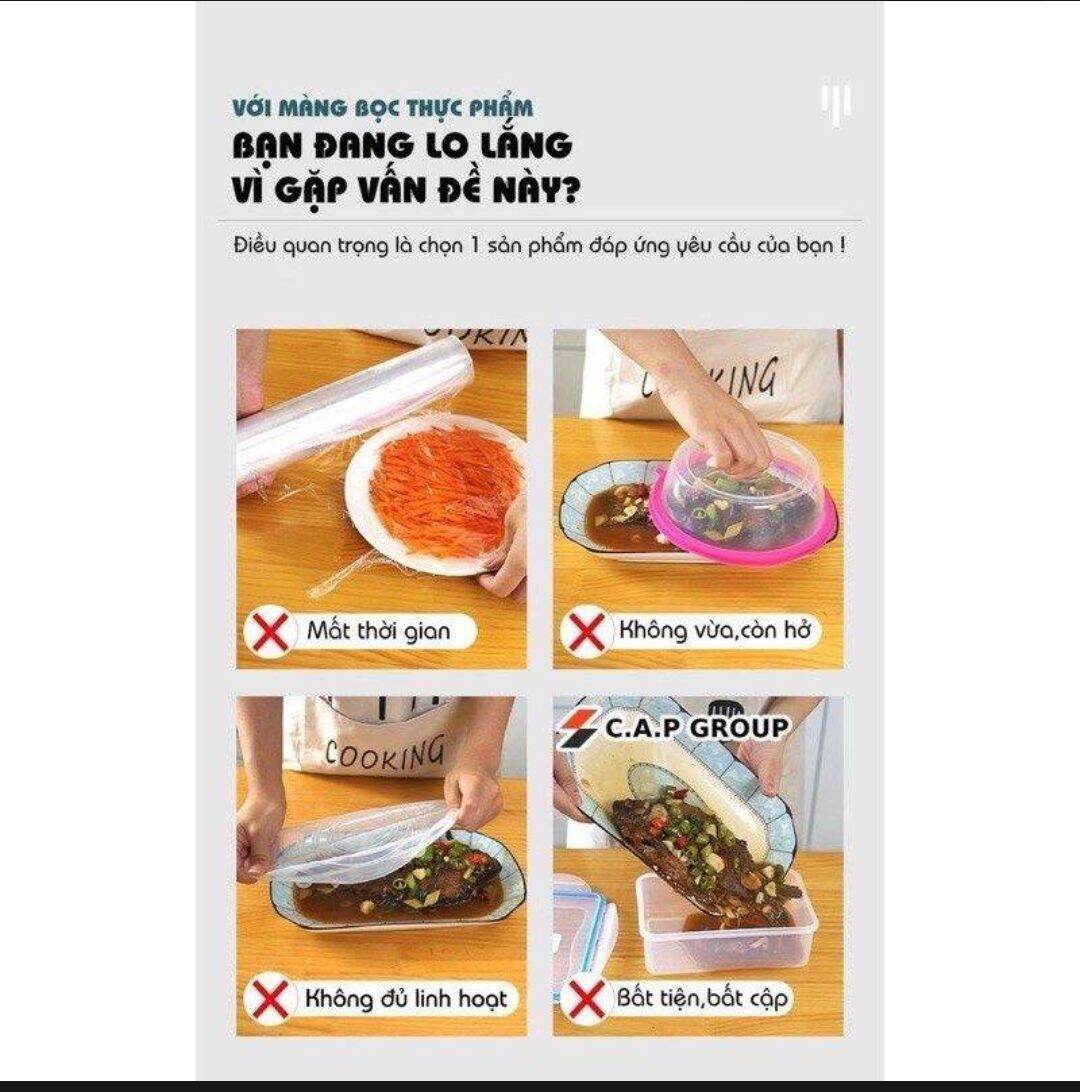 Màng Bọc Thực Phẩm Đa Năng Túi 50 Bọc.