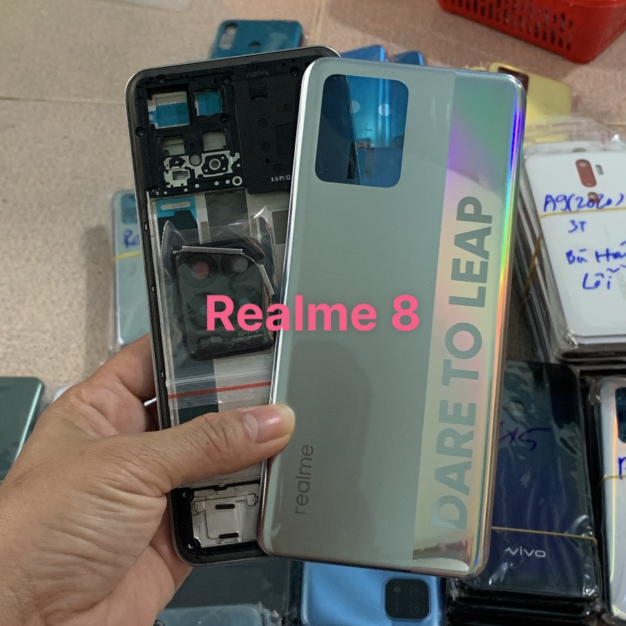 Bộ vỏ realme 8 / realme 8 pro zin