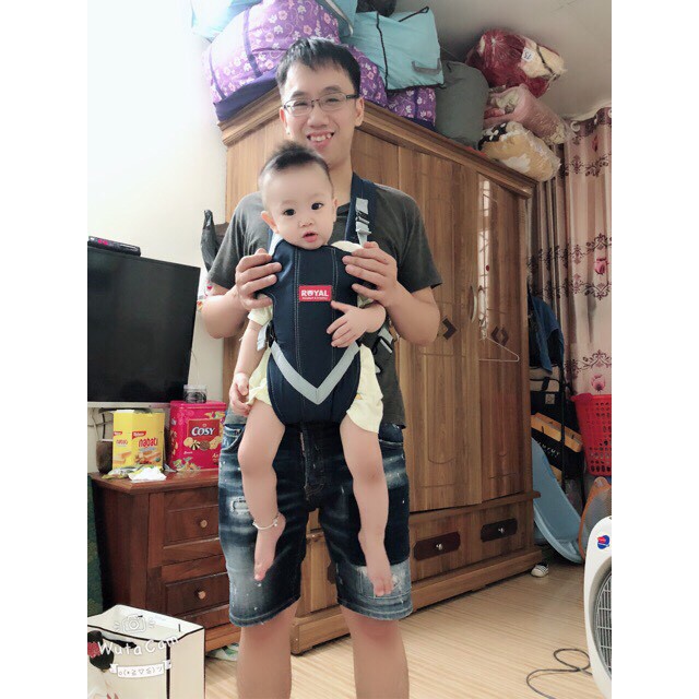 Địu Cho Bé Yêu 4 Tư Thế Royal