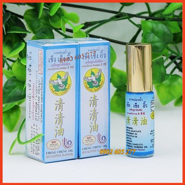Chai Dầu gió dạng lăn Cheng Cheng Oil 5ml