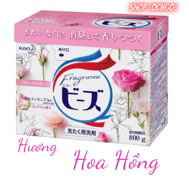 [Freeship]Bột Giặt Quần Áo KAO 800g Nhật Bản by Shop LocNgo