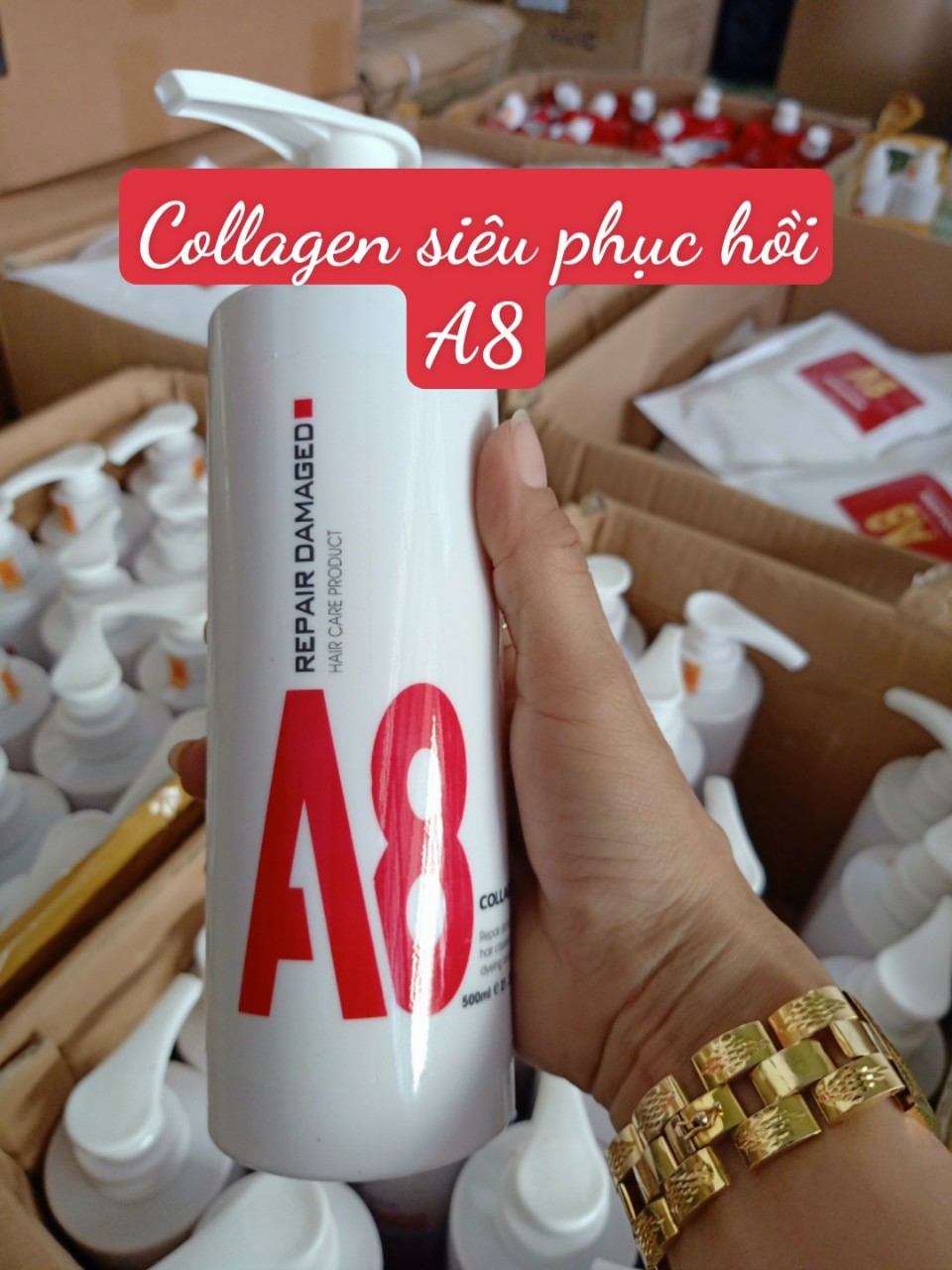 Phục Hồi Tóc Siêu Dưỡng Collagem A8