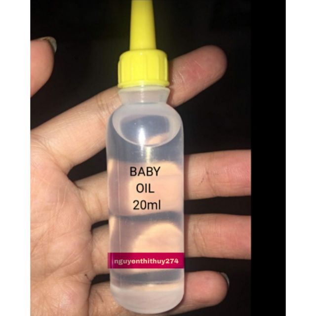 20ml baby oil - dầu em bé nguyên liệu làm slime
