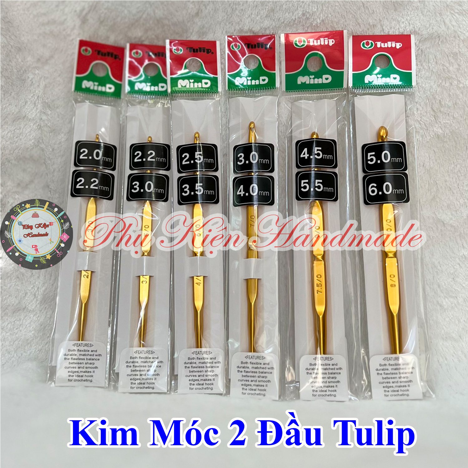 Tulip Crochet Hook with 2 Ends