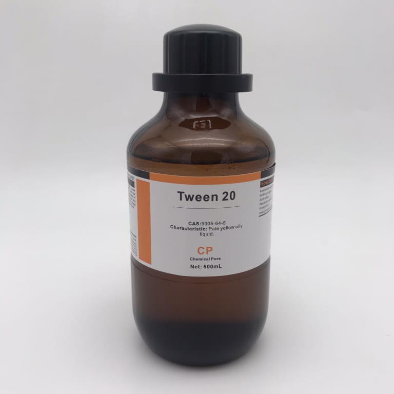 Hóa chất tween 20 (polysorbate 20, cp, 500ml, xilong, cas 9005-64-5)