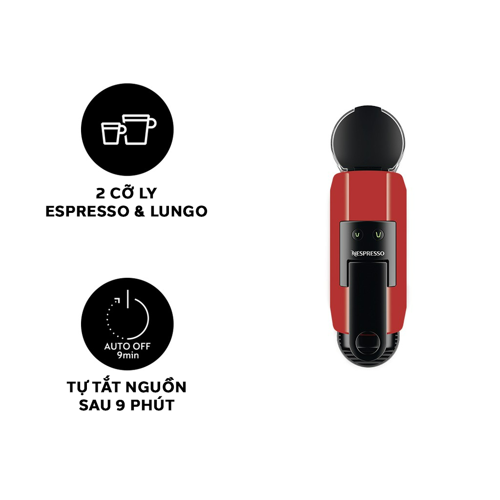 Máy pha cà phê viên nén Nespresso Essenza Mini - Đỏ