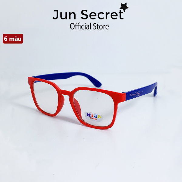 Giá bán Kính mát trẻ em dáng vuông Jun Secret kiểu giả cận dành cho bé trai và bé gái từ 1 tới 5 tuổi JS58A11