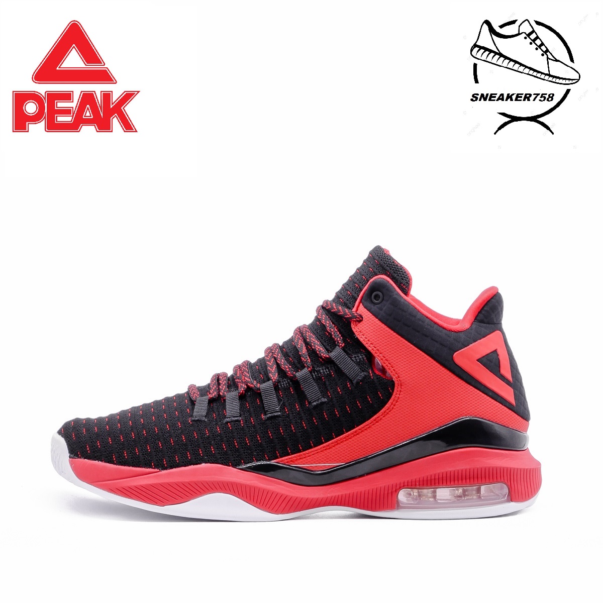 GIÀY PEAK BASKETBALL DA920001 – ĐEN ĐỎ
