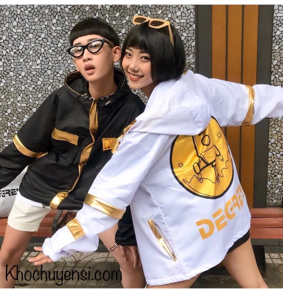 áo khoắc dù tên lữa DEGRE nam, nữ