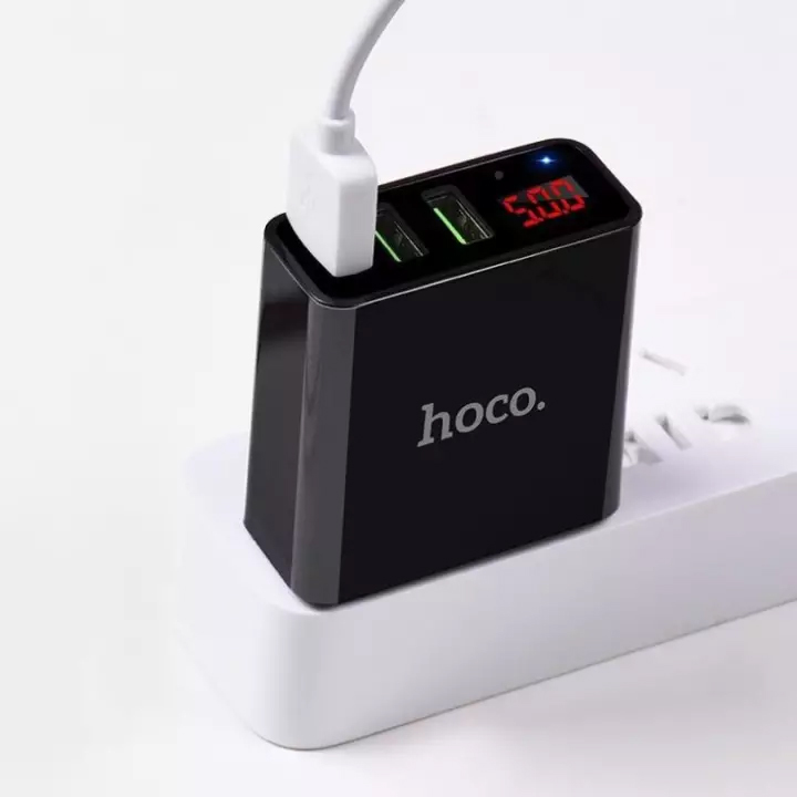 [HCM]Adapter Sạc 3 Cổng 3A Hoco C15
