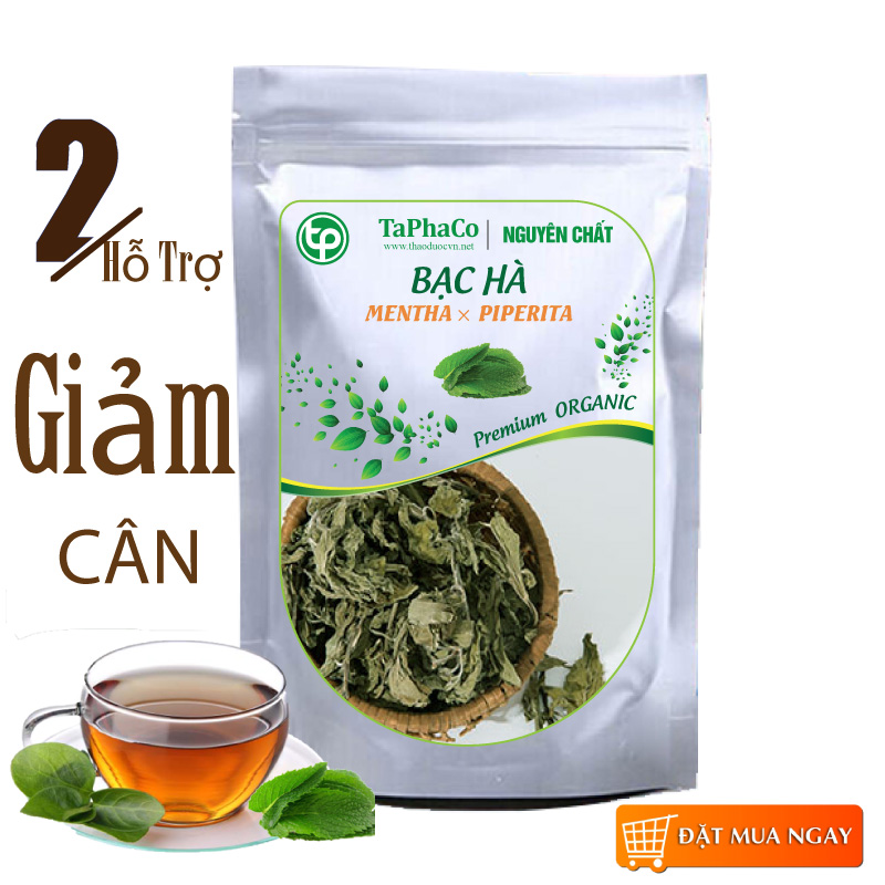 Cây Bạc Hà 500g Tấn Phát - Hàng sạch thơm cao cấp - Chuyên dùng để sắc nước và pha trà