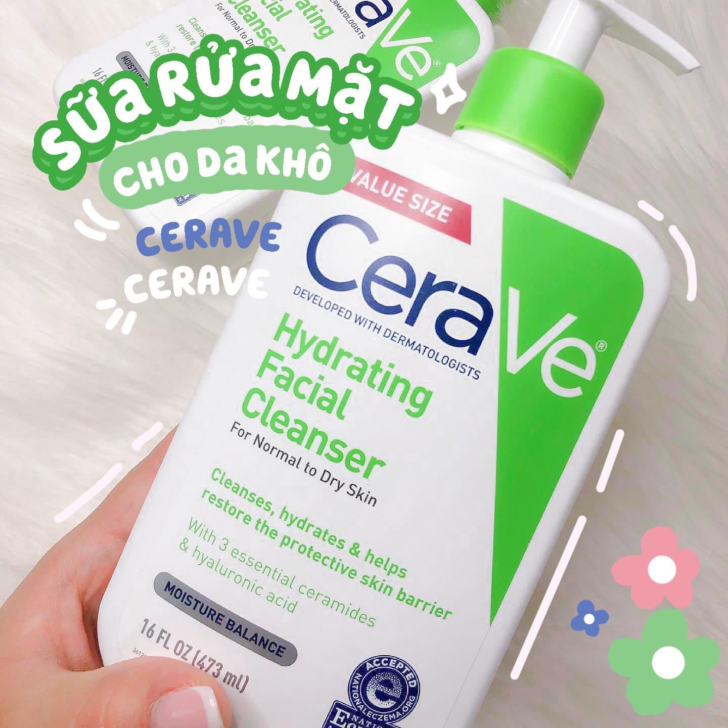 Sữa Rửa Mặt Cerave Cho Da Khô