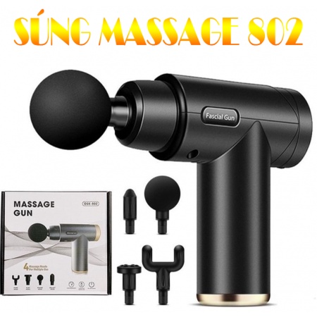 Máy massage cầm tay 4 đầu 6 chế độ - massage nhức mỏi vai gáy, đau giãn cơ - Máy đấm lưng đa năng