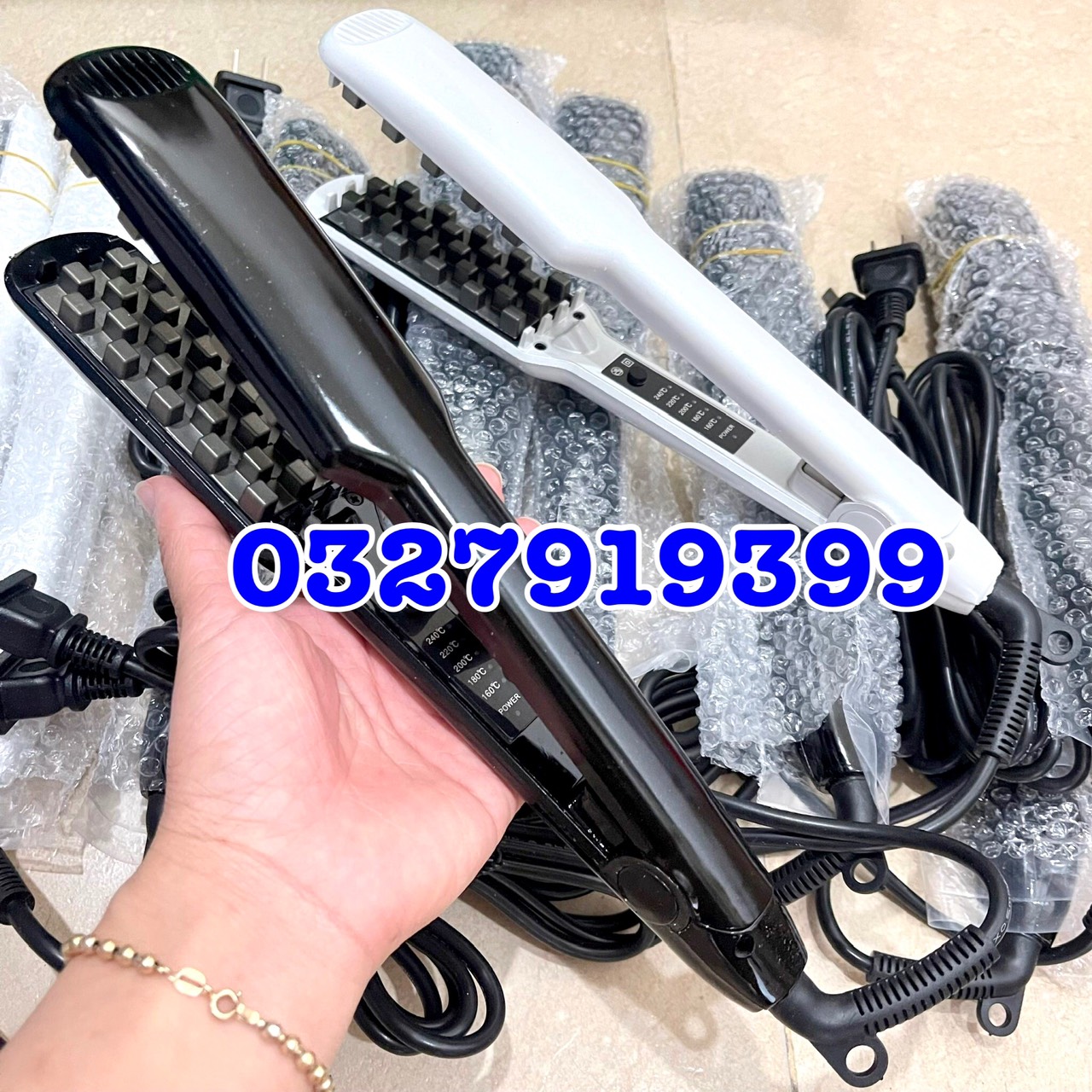 Máy bấm tóc,dập xù răng vuông Hàn Quốc MS200