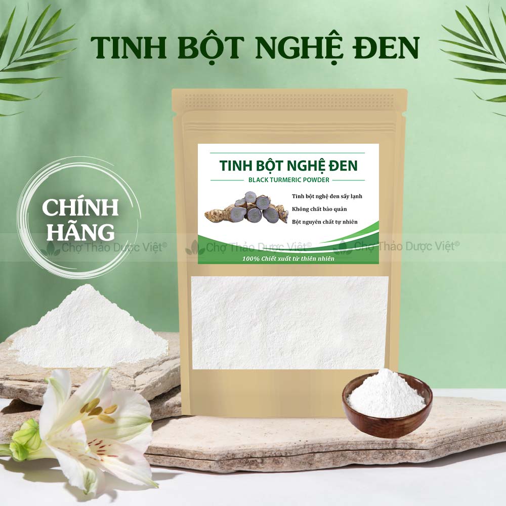 1Kg Tinh Bột Nghệ Đen Nguyên Chất Nhà Làm