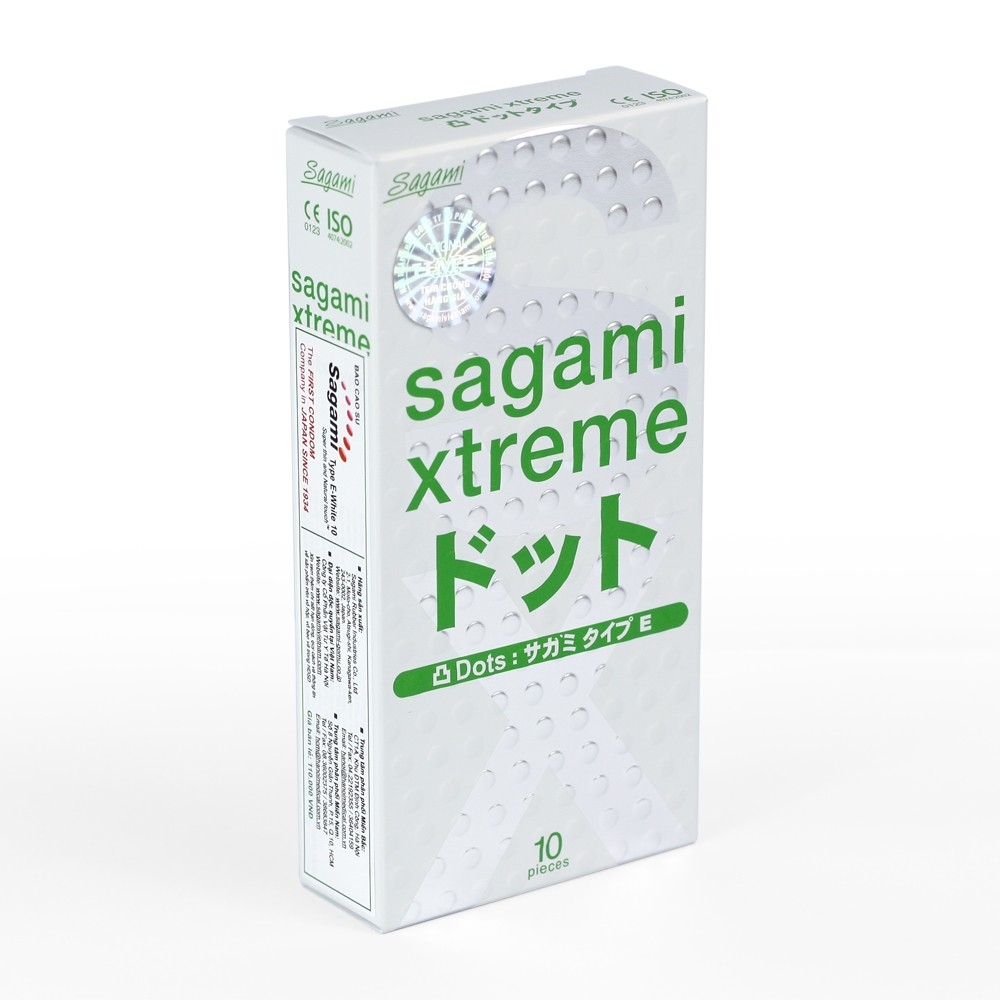 Bao Cao Su Gân Gai Sagami Xtreme White Nhật Bản Siêu Mỏng cảm giác chân thật