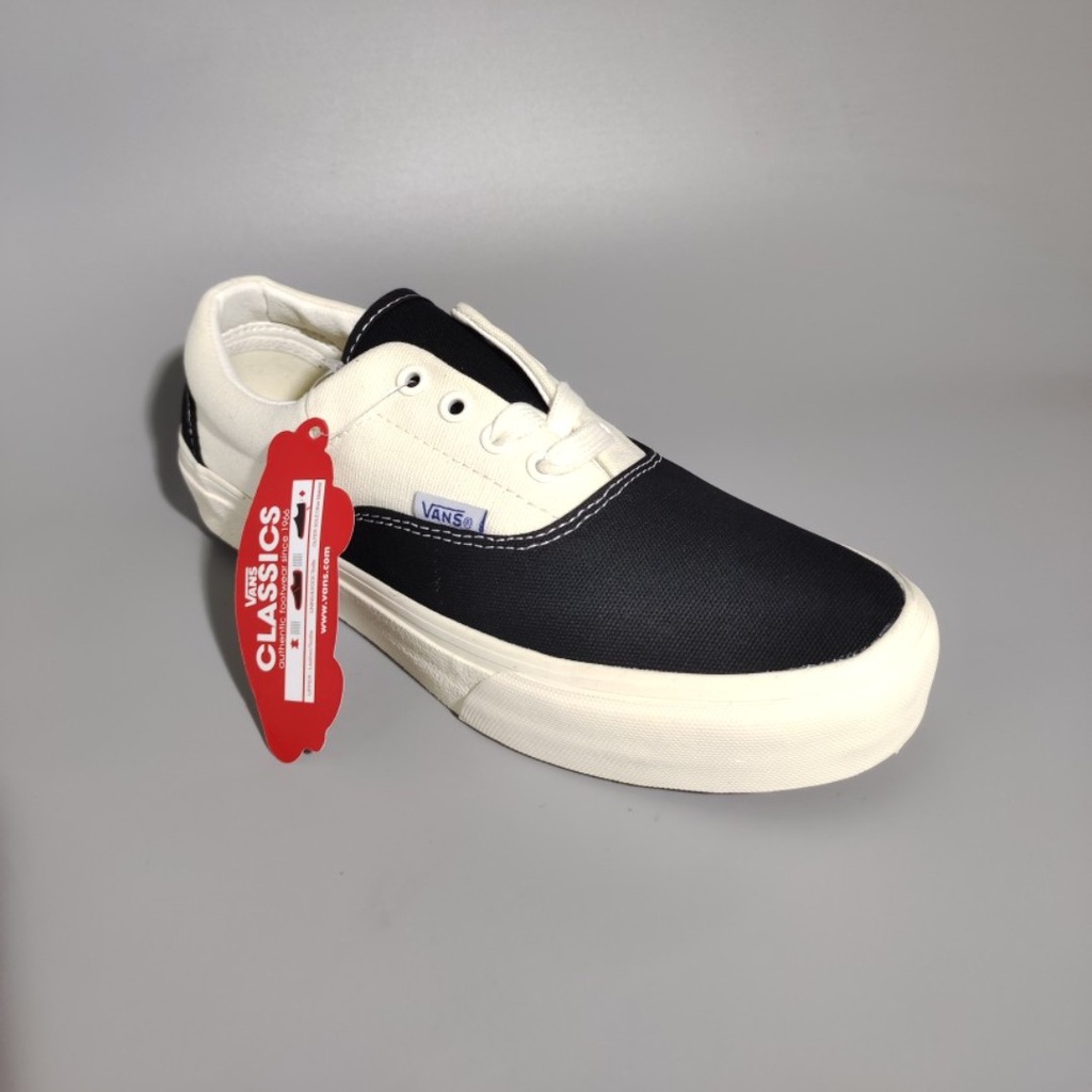 Giày thể thao VAN ERA COMFYCUSH 'BLACK MARSHMALLOW' BLACK, VANS SLIP ON TRAP Trắng đen nam nữ Hot Hit 2022 Full Bill Box