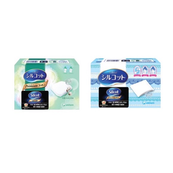 [Chính Hãng] Bông Tẩy Trang Silcot 82/66 Miếng/Hộp