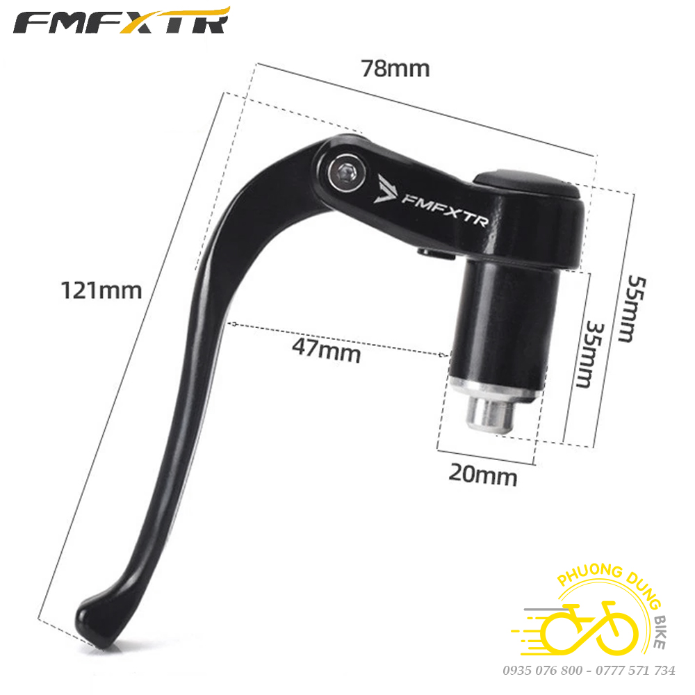 Cặp tay phanh tính giờ TT (Tay phanh ngược) xe đạp FMFXTR