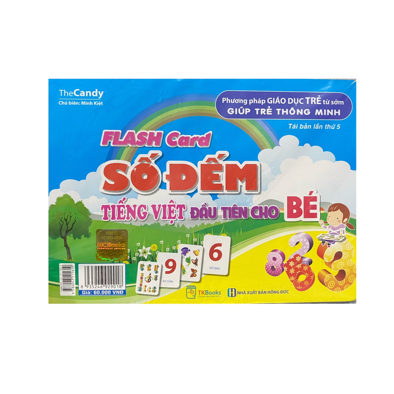 Sách - Flash card : Số đếm : Tiếng việt đầu tiên cho bé ( MCBooks )