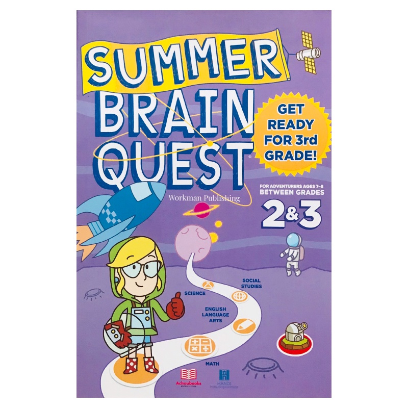 Sách summer brain quest grade 2&3 - nhà sách giáo dục á châu