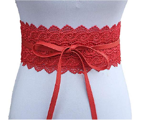 Thắt lưng nữ lace, Dây nịt ren đẹp