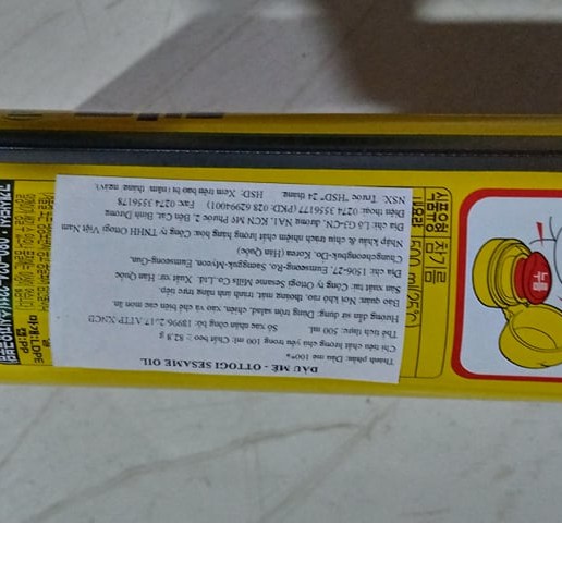 Dầu Mè Nguyên Chất Ottogi 500Ml - 고소한 참기름