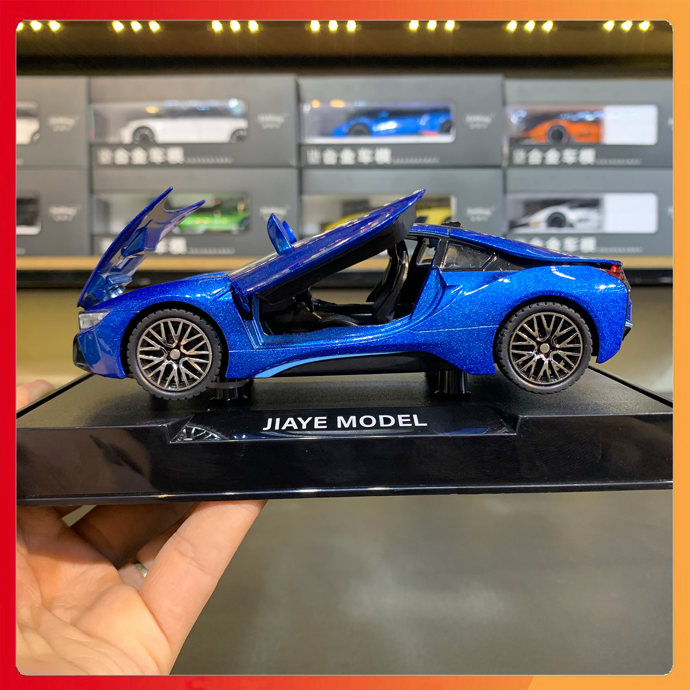 Xe mô hình BMW i8 tỉ lệ 1:32 Double Horses