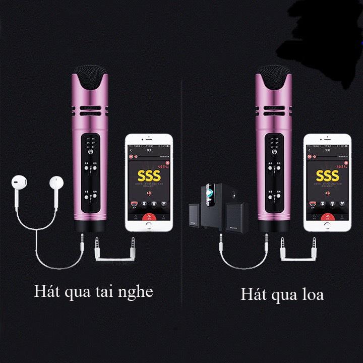 Micro kiêm sound card live stream C16 chất lượng cao
